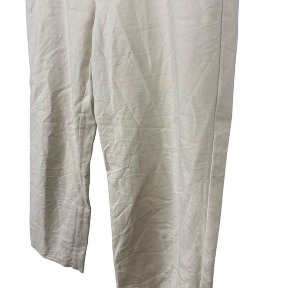 Ann Taylor Loft Womens Beige Khakis Chinos Ankle Cropped Pants Stretch Cotton 14 - Picture 9 of 16